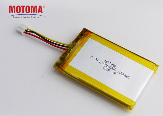 Βαθιά πολυμερής μπαταρία 3.7V LIP454060 1000mAh λίθιου κύκλων επαναφορτιζόμενη