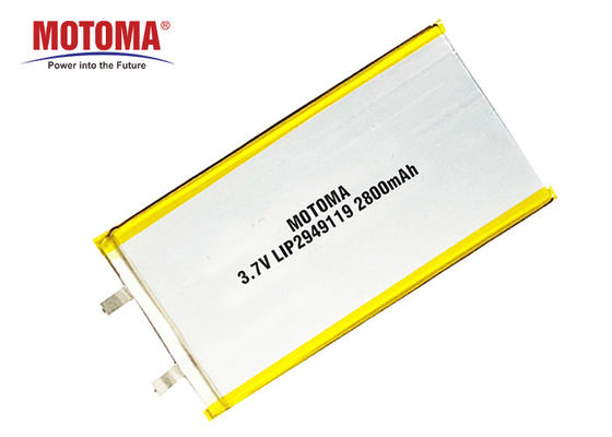 500 υλικό πολυμερών μπαταριών 2800mAh NMC lap-top ζωής χρονικών κύκλων