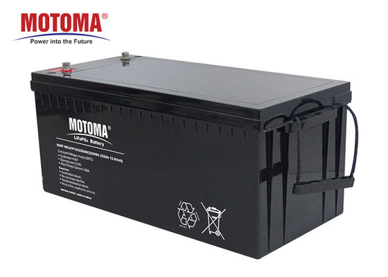 Μακριά ηλιακή 12V 250Ah LiFePO4 δύναμης διάρκειας ζωής μπαταρία λίθιου τοίχων για τα εγχώρια ηλιακά συστήματα
