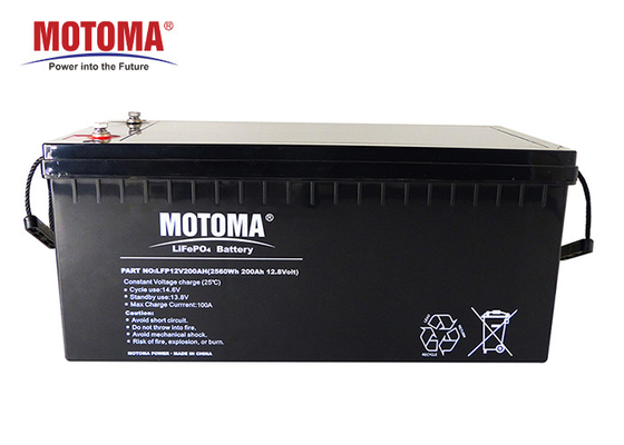 Επαναφορτιζόμενες LiFePO4 ηλιακές μπαταρίες MOTOMA 12V 200Ah