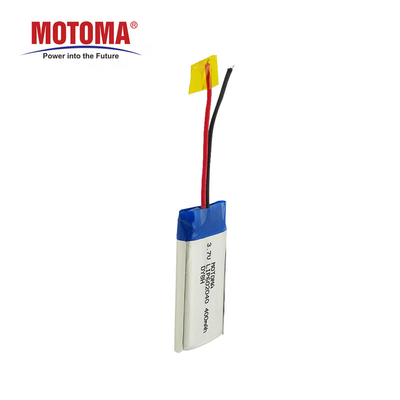 πολυμερής μπαταρία λίθιου 3.7V 400mAh επαναφορτιζόμενη για την απομονωμένη συσκευή εργαζομένων