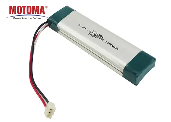 Ιατρική μπαταρία 3.7V 1300mAh λίθιου MOTOMA με την ευφυή προστασία