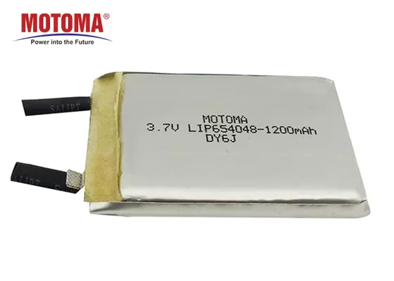 ιονική μπαταρία λίθιου 3.7V 1200mAh επαναφορτιζόμενη με το PCB και NTC PTC